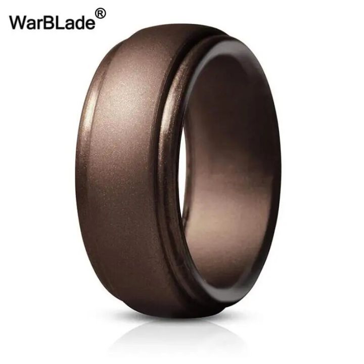 beauty code store】WBL New Men Silicone Rings 7-14 Size