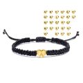 【Deal of the day】 Fashion Alphabet Bracelet 26 Letter Girlfriends Friendship Bracelet Couple Braided Adjustable Hand Rope Bracelet Jewelry Accessories. 