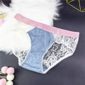Couple Underwear Seamless Men Boxers High Quality Women Lace Back Transparent Briefs Mens Pouch Trunks Shorts Lingerie.