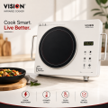 VISION Infrared Cooker VSN-Flaming (751248) | 2000W Touch & Knob Control | Digital Display | Suitable for All Cookware | Free Delivery. 