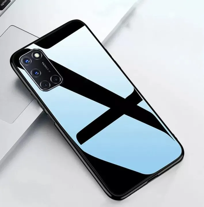 Oppo A92 Oppo A52 Oppo A72 Glass Case Mobile Back Cover
