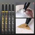 Gold and Silver Oil-based Paint Markers for Rock Models Metal Any Surface. 
