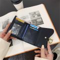 Women Short Wallet Small Fashion Luxury Brand Leather Purse Ladies Card Bag for Women Clutch Female Purse Money Clip Wallet 2022. 