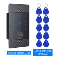 Wifi Tuya Embedded Keypad for Access Control System 125KHz EM Card Reader Waterproof Fingerprint Access Controller Metal Keypad.