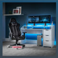 Gravity Workstation Desk | Gaming Table for pc | Workstation Computer Table | Office Desk | Workstation Computer Table by Nice Furniture.