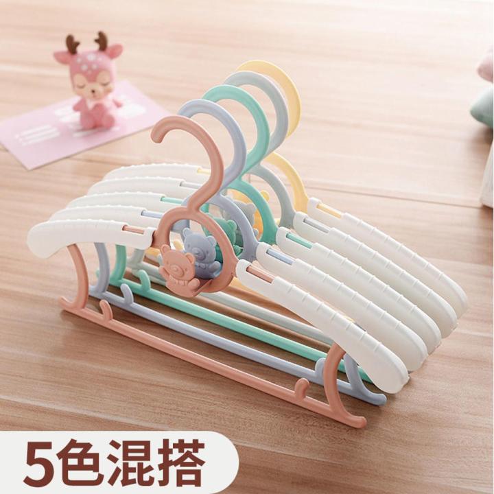 Baby Clothes Hanger for Baby Children Clothes Support Household Hanger Clothes Retractable Multifunctional Clothes Hanger for Newborn Children
