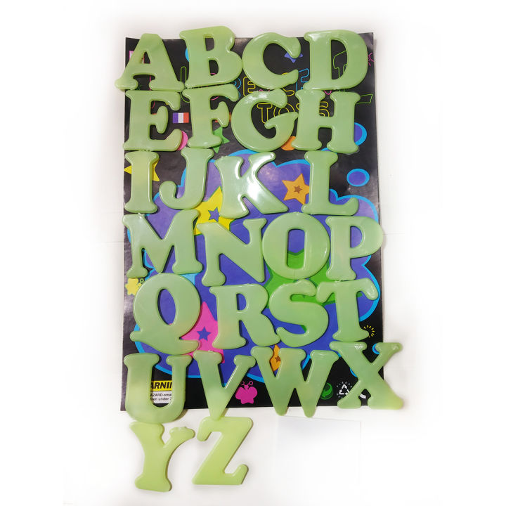 Radium wall Sticker Letter Full Set - 1 Packet