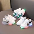 Various Styles Children Led Shoe Boys Girls Lighted Sneakers Glowing Shoe for Kids Soft Soled Breathable Casual Toddler Shoes.