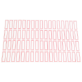 15 Sheets Name Stickers Set Kit (Permanent Adhesive and Durable, Inscribable Mini Labels for Pens). 