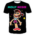 New Disney T-Shirts The Ghost And Molly Mcgee Cartoon Anime 3D Print Men Women Fashion Oversized T Shirt Kids Tees Tops Clothing. 
