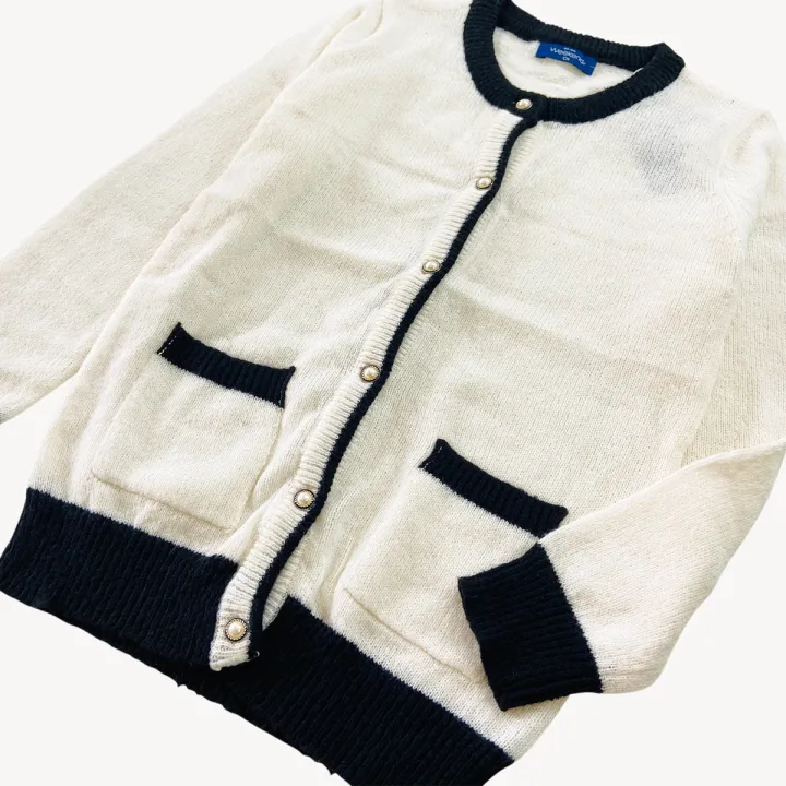 Womens%20Wool%20Blend%20Pearl%20Button%20Knit%20Cardigan%20Sweater%20From%20Levin%20-%20Image%203
