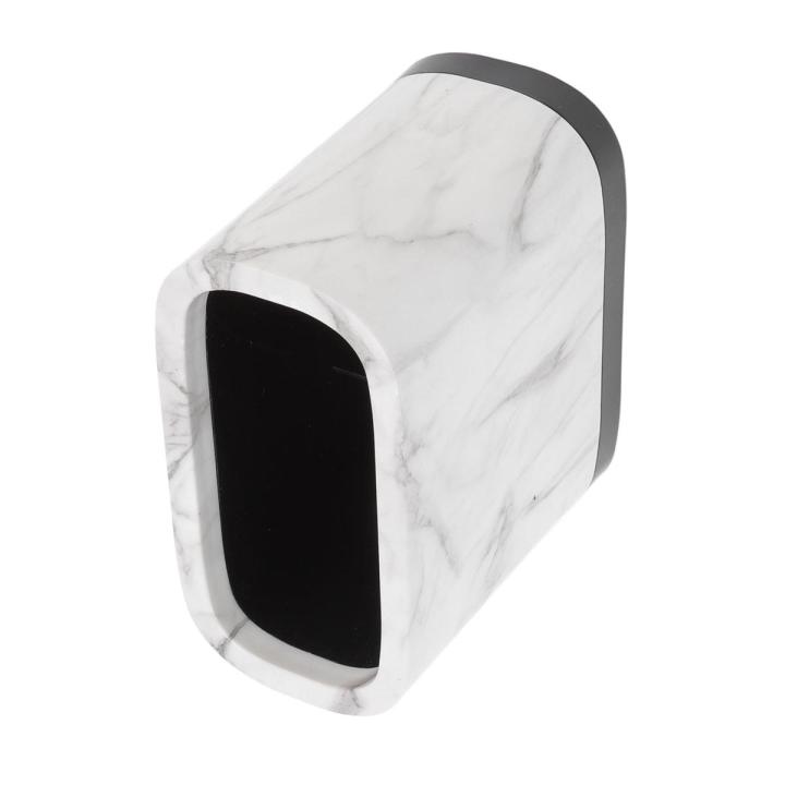 Makeup Brush Holder, Marble Pattern Pen Holder Multifunction for Living Room