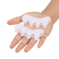 Silicone Gel Toe Separators, Toe Spacers Bunion, Hammer Toe Corrector Pain Relief Toe Straightener Achilles Stretcher. 