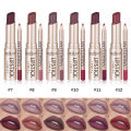 Lipstick Lip Line 2-in-1 Cross Border Lip Liner with Non-stick Cup Long-Lasting Waterproof Matte Lipstick Lipstick Set 12 Colors. 