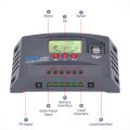 50A Solar Charge Controller Smart  Controller Non Led Display Dual USB Voltage Show Load Ampere 12v 24v. 