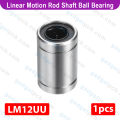 LM12UU Linear Motion Rod Shaft Bearing 12mm Inner Diameter LM12UU Linear Motion Ball Bearing Bushing For 3D Printer CNC Machine Parts.