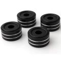 Speaker Spikes Foot Pads-20 x Aluminum HIFI AMP Speaker Isolation Stand-Black.