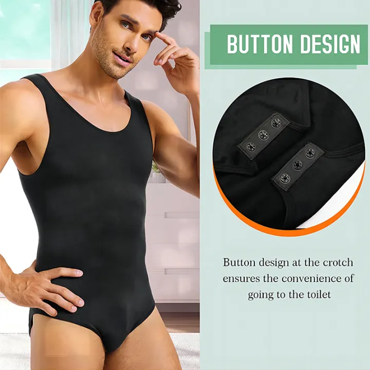 Happy%20party%20Men%20Shapewear%20Bodysuit%20Tummy%20Control%20Abdomen%20Compression%20Slimming%20Bodysuit%20Sleeveless%20Undershirt%20Full%20Body%20Shaper%20-%20Image%203