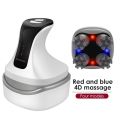 4D Electric Scalp Head Massager Health Care Red Blue Light Therapy For Hair Growth Products Antistress Kneading Head Scratcher.