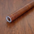 40cm Width Wood Grain PVC Wallpaper for Door Wardrobe Cupboard Table Furniture Waterproof Self Adhesive Stickers Home Decor Film.