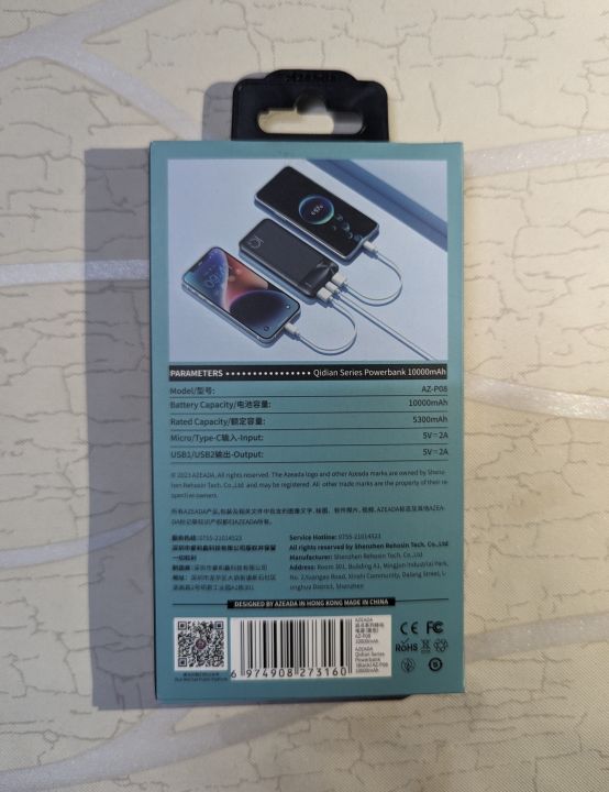 Azeada%2010000mah%20Power%20bank%20Dual%20output%20quick%20charging%20power%20bank%20best%20quality%20-%20Image%204