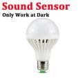 【Hey my home】EU 220V LED Night Light Body Motion Activated On/Off Motion Sensor Lamp Sound Sensor LED Bulb 5W 7W 9W bombillas led. 