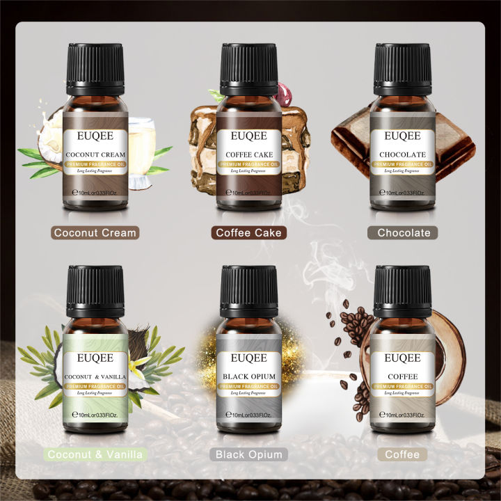 EUQEE%206pcs/set%20Fragrance%20Oil%20Gift%20Kit%20For%20Diffuser%20Coffee%20Bakery%20Harvest%20Spice%20Pumpkin%20Pie%20Forest%20Pine%20Sweet%20Fruit%20Aroma%20Oils%20-%20Image%202