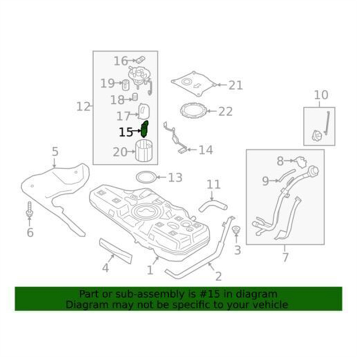 31119-C9000%20Fuel%20Pump%20Tube%20Assembly%20for%20Accent%2016-20%20-%20Image%205