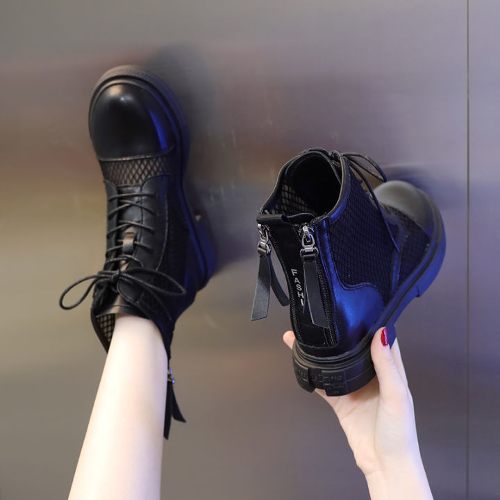 Summer%20Thin%20Dr.%20Martens%20Boots%20Women2023New%20Leather%20Mesh%20Breathable%20Ankle%20Boots%20Hollow%20Flat%20Sandals%20Small%20Size34%20-%20Image%202