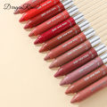 Dragon Ranee 2pcs/set Moisturising Crayon Lipstick Pencil Long Lasting Moisturising Lip Liner Solid Fruit Lip Nectar.