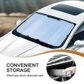 Foldable Car Front Windshield Sun Shade UV Ray Reflector Auto Front Window Sun Shade Visor UV Protection Universal Car Window Sunshades.