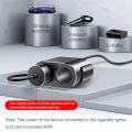 BASEUS 3.1A Dual USB Smart Extended Car Charger with 80W Dual Ports Cigarette Lighter Socket. 