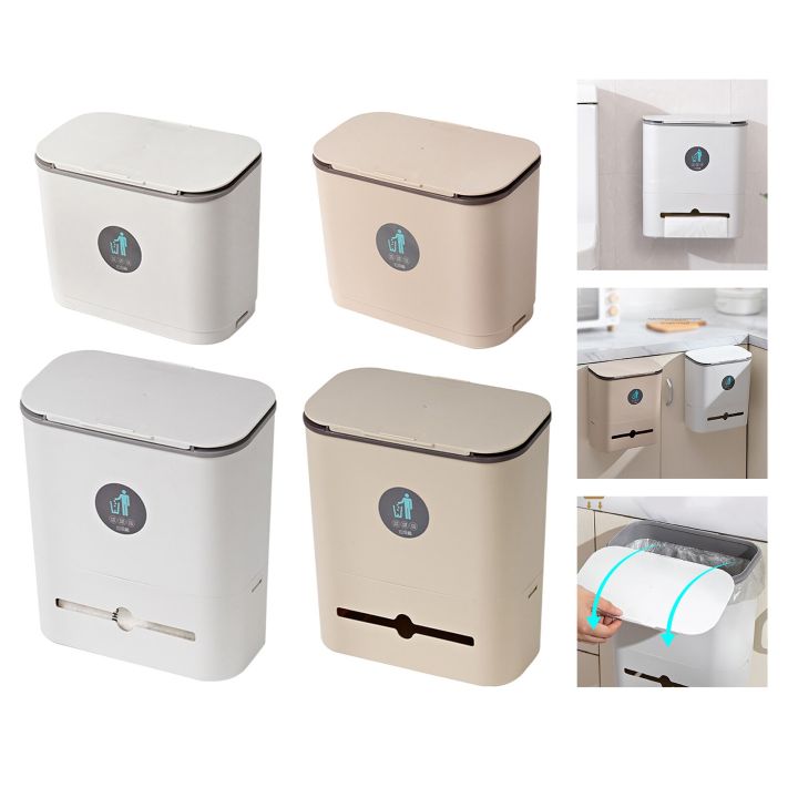 Wall%20Mounted%20Hanging%20Trash%20Can%20with%20Lid%20Installable%20Counter%20Top%20under%20Sink%20Compost%20Wastebasket%20Cupboard%20Bathroom%20-%20Image%203