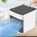 Portable Fan With Ice Mini Air Conditioner Desktop Mobile Cooler Usb Spray Humidifier Is Suitable For Office And Dormitory. 