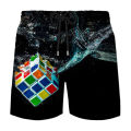 3D Astronaut Graphic Board Shorts Pants Men Hawaii Beach Shorts Summer Bermuda Surfing Quick Dry Ice Shorts Swimsuit Swim Trunks.