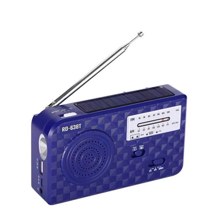 High Quality LED Solar Hand Crank Radio Solar Power USB Charger AM FM ...