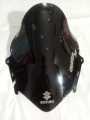 Motorcycle Windshield Windscreen Compatible for Gixxer SF New Model (Black). 