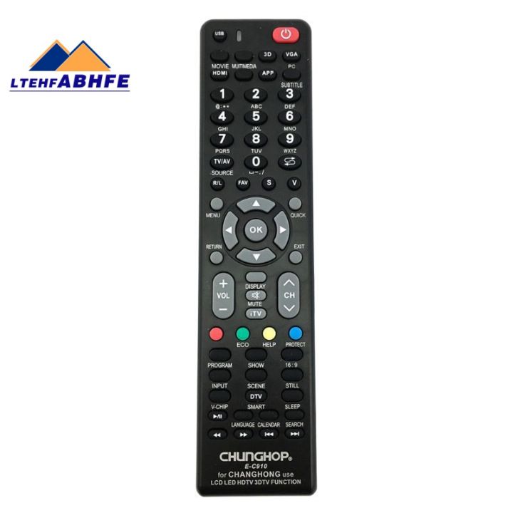 CHUNGHOP for changhong tv remote control controller E-c910 RL57AX KPT7C RB67B RP
