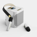 S882 Karaoke Machine With Dual Microphones Change Voice Functions Portable Speaker Subwoofer TF Card U Disk Player Party Meeting. 