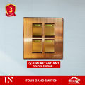 Energy Four Gang One Way Switch (Golden Edition). 