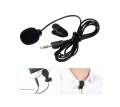 [ bshopbd  ] Ready Stock Universal Portable Computer Phone Universal Mini Microphone Mic 3.5mm Jack With Lapel Lavalier Clip Portable Light-weight Easy To Use For Teaching Lecture Conference. 