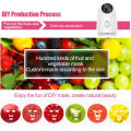 Reuseable Facial Mask Plate Machine Maker Clear Silicone Mask Mold Tray Mask Making DIY Tool Fruit Natural Vegetable Collagen.