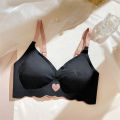 Push Up Bra for Women All Season Spandex Fabric Seamless Wireless Style Solid Color Adjustable Hook Closure.