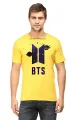 BTS LOGO Design Printed T-shirt Graphic Printed Half Sleeve Round Neck T-Shirt for Men. 