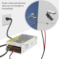 Power Supply 12 Volt 10Amp 120 watt Metal case AC DC Regulated Switching Adapter for cctv / led lights & more. 