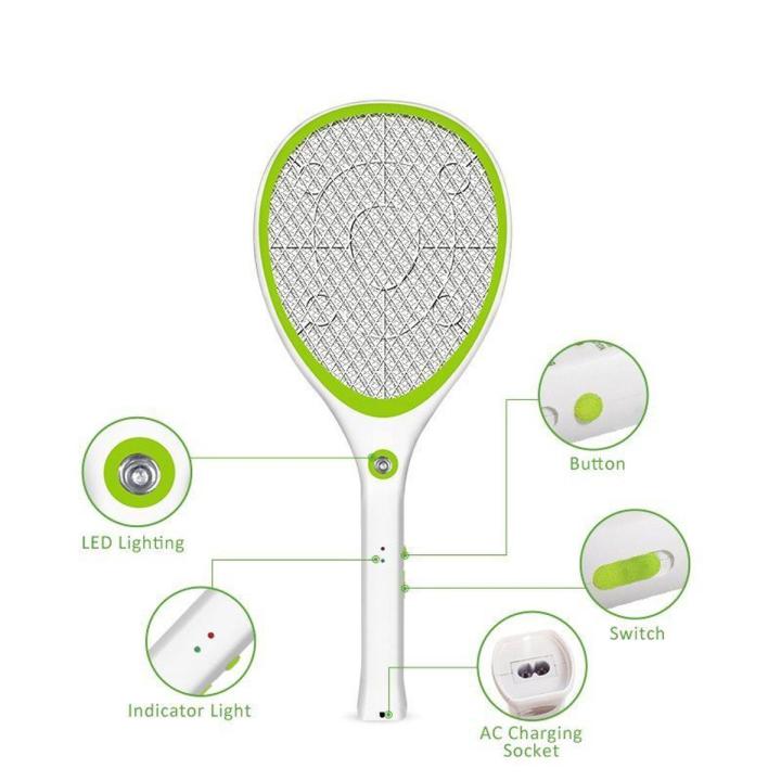 Multinational electric mosquito killer racket WD-966a. - Mosquito net - Great Value