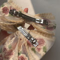 Embroidery Hair Bows Lace Big Bows Hairclip Women Elegant Spring Clip Spring WANNA. 