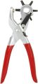 Revolving Leather Punch with Comfort Grip-9" Belt Hole Puncher for Leather Heavy Duty, 6 Size Revolving Hole Puncher. 