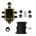 Promotion Black Junction Box Junction Box Waterproof Ip68 Junction Box Terminals - 6 Terminals. 
