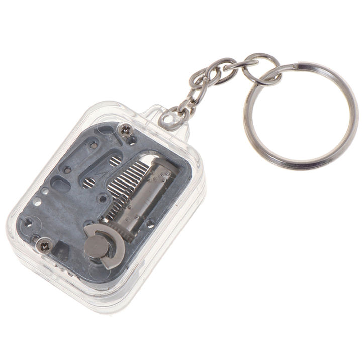 Clockwork Keychains 【Stylish】 1Pc Music Box DIY Mechanical Metal Music Boxes Clockwork ...